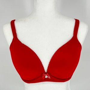 VS Red Body By Victoria No Wire Bra NWT 34DD